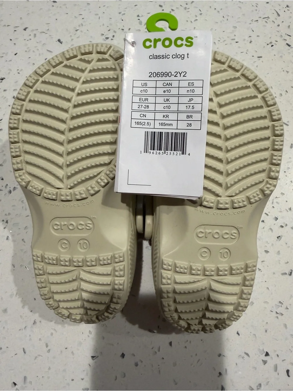 CROCS Kids Classic Clog in Sand